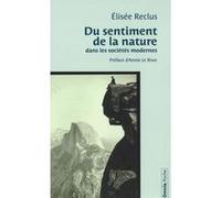 Du sentiment de la nature dans les sociétés modernes
