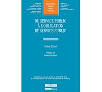 Du service public à l'obligation de service public