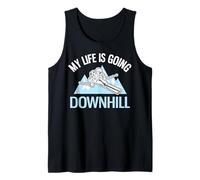 du Ski sur poudreuse Amusant, ma Vie va en Descente Débardeur