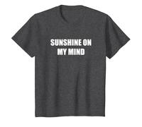 du Soleil dans Mon Esprit T-Shirt, Enfant, Chiné Foncé, 12 Ans