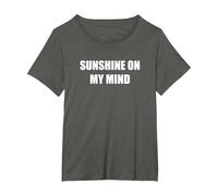 du Soleil dans Mon Esprit T-Shirt, Femme Grandes Tailles, Asphalte, 2X
