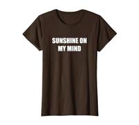 du Soleil dans Mon Esprit T-Shirt, Femme, Marron, S