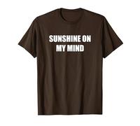 du Soleil dans Mon Esprit T-Shirt, Homme, Marron, M