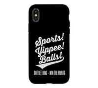 du Sport ! Youpi ! des balles ! Fais Le Truc, gagne Les Points au Football Coque pour iPhone X/XS