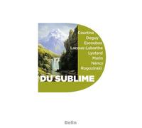 Du Sublime - Michel Deguy - Belin - Poche - Essai