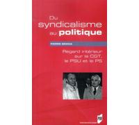 Du syndicalisme au politique Regard intérieur sur la CGT, le PSU et le PS - Pur - Presses Universitaires Rennes - broché - Essai