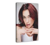 Dua-Lipa 05 Impression sur toile pour salon, chambre à coucher, style cadre, 30 x 45 cm