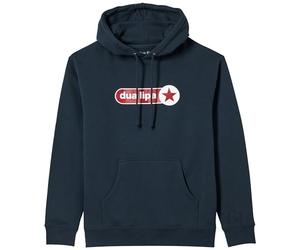 Dua Lipa Sweat à Capuche Officiel Merch DL avec Logo, Bleu Marine, M