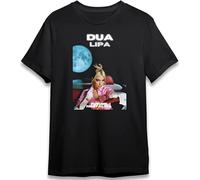Dua Lipa T Shirt Graphics Albums Hot Singer Rock Print Top Tee Classic Vintage Retro Style 90s Music for Men and Women Black M
