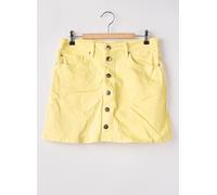 dua lipa x pepe jeans jupes femme de couleur jaune