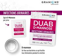 Duab D-Mannose GranionsMedical DeviceTreatment Of Cystitis & Utis In WomenFor Urinary DiscomfortForest Fruit Taste7 Bags
