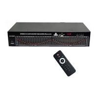Dual 20-Band Stereo Equalizer, Dual Channel Synchronized Control, Digital Audio Effects Controller, HiFi Home EQ Tuning Equalizer, Remote Control, Noise Reduction, for Recording Studio