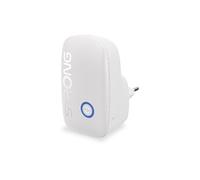 STRONG Répéteur WiFi AC1200Mbps Dual Band, Amplificateur WiFi Puissant, Port Ethernet 100Mbps, Point d’Accès, Lampe de Nuit Intelligente, Compatible avec Box Internet, Installation Facile Via WPS