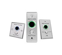 Dual Button Infrared Touch Free Sensing Self Reset Access Control Button (V40)