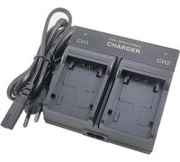 Dual-Channel Batterie Chargeur pour NP-FV30 NP-FV50 NP-FV70 NP-FV100 NP-FH50 NP-FH70 NP-FH100 DCR-DVD105 HDR-CX900e CX280 CX260 CX330 CX410 CX240 Handycam Camera