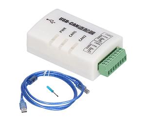 Dual Channel CAN USB Adapter | Automatic CAN Bus Analyzer & Debugger | J1939 / CANOPEN Protocol Interpreter | 40K Frames/Sec, 2 Channels, 5K - 1M Baud Rate