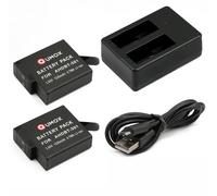 Dual Chargeur (deux canaux) + 2 batteries pour GoPro HERO 5 HERO5 AHDBT-501