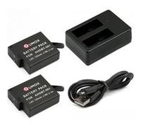 Dual Chargeur (deux canaux) + 2 batteries pour GoPro HERO 5 HERO5 AHDBT-501 G