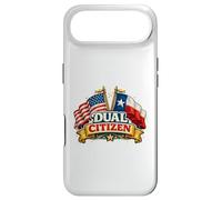 Dual Citizen Texas American Flag Patriotic Funny Pride Coque pour iPhone Air