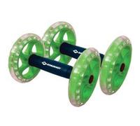Schildkröt Entraîneur abdominal Dual Roller – 2 roues, nouvelle version, roulement à boules