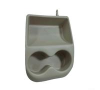 Dual Cup Holder Insert for pour golf MK3 pour jetta pour vento pour a3(Beige)