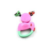 Dual Dog Leash Heavy Rope Material Double Séparateur de Laisse pour Chien avec Émerillon sans Enchevêtrement pour Marcher 2 Chiens Chiens Mains Libres Laisse,Pink