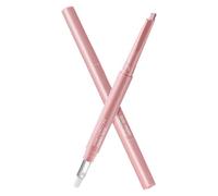 Dual-Ended Eye Brightener Stick - Under Eye Highlighting Silkworm Pen,Double Head Makeup Tool For Woman Travel,Smooth Creamy Formula With Soft Tip Applicator,Face Cosmetics Enhancer (Pink-White-Brown)