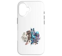 Dual-Era Fire Horse Fusion 2026 Nouvel an Lunaire Art Moderne Coque pour iPhone 16