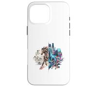 Dual-Era Fire Horse Fusion 2026 Nouvel an Lunaire Art Moderne Coque pour iPhone 16 Pro Max