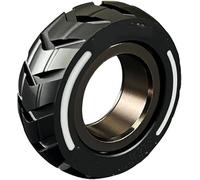 Dual Function Stainless Steel Motorcycle Tire Fidget Ring, Fidget Rings Anxiety Toys Anxiety Relief Ring Toys, Mens Spinner Ring ( Color : A )