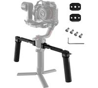 Dual Handgrip Pour Dji Rs 4/Rs 4Pro/Rs 3/Rs 3 Pro/Rs 2/Rsc 2/Ronin-S/Ronin-Sc,Poignée De Cardan Pour La Série Ronin Avec Rails Nato, Cold Shoe(Am-Dsh)[Gopro2391]