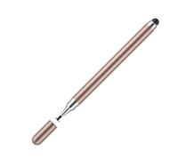 Dual Head Stylus Pen High Sensitivity Disc Touch Pen for Tablets | Premium plastic dual head capacitive pen with smooth disc tip, designed for office work and smartphones Rose Gold