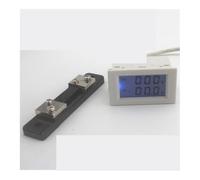 Dual LCD display DC Voltage and current meter voltmeter ammeter range DC 0-19.9V 0-50A Blue backlight DC 3~40 Input With shunt