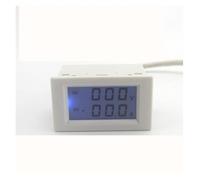 Dual LCD display DC Voltage and current meter voltmeter ammeter range DC 0-199.9V 0-10A Blue backlight DC 3~40 Input AUOQKQUT