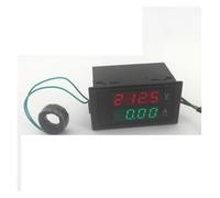 Dual LED 4 digital D69 display Voltage and current meter panel voltmeter ammeter range AC 200-450V 0.00-100.0A AUOQKQUT