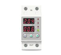 Dual LED display Din rail Adjustable Over Under Voltage current Protective Device Protector Relay 230V TOVPD1-63-EC BIANMTSW(60A)