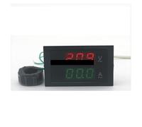 Dual LED display Voltage and current meter blue backlight panel voltmeter ammeter range AC 80-300V 0-99.9A MQXFCZUX