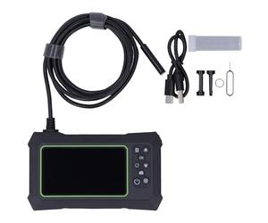 Dual Lens Industrial Endoscope 1080P Digital Inspection Camera Borescope with 4.3 Inch IPS Screen 8mm Camera Probe 3000mAh Battery for Automotive and Machinery Repair (7M)