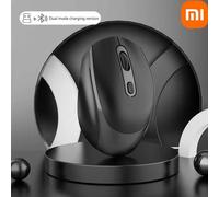 (Dual mode- black) XIAOMI ¿ souris sans fil silencieuse,compatible Bluetooth,2.4 ghz,double Mode,Rechargeable,1600 DPI,pour MacBook,ordinateur portable,jeu,bureau,fille