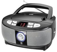 Dual P 49-1 Boombox avec Lecteur CD (Radio FM, écran LED, Alimentation réseau ou Piles)