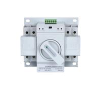 Dual Power Automatic Transfer Switch MCB 2P 4P Auto/Manual Switching of Circuit Breakers MCB 63A 32A, Pièces(2P-2P,32A)