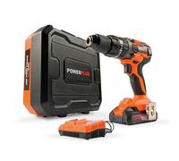 Dual Power Perceuse à Percussion sans Fil POWDP15210-3 en 1 : Perçage, Perçage à Percussion et Vissage, Perceuse Batterie de 20 V et 50 Nm, sans Batterie ni Chargeur