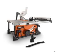 Dual Power Scie à Onglet sans Fil de 40 V POWDP2580 - Scie Circulaire Batterie Ø 210mm - sans Batterie ni Chargeur - 1 Acc