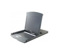 Dual Rail 19" Lcd Console + 8-port Kvm Switch Vga/ Ps2-usb