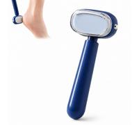Dual-Sided Foot Callus Remover, Foot File and Scraper (Blue) | Replaceable Stainless Steel Blade, Washable Pedicure Tool for Dry Dead Skin, Hard Calluses, Rough Heels, Wet or Dry Use