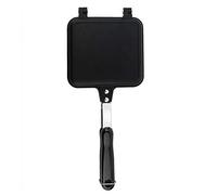 Dual Sided Waffle Maker | Non Stick Frying Pan for Cakes, Toasted Bread & Sandwiches | Quick 2 - Side Baking in Minutes | Environmentally Conscious Aluminum, Simple to Wipe &