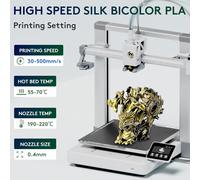 Dual Silk Pla Filament 1.75Mm, Co-Extrusion Pla Silk Filament For 3D Printer +/- 0.03Mm, Bicolor Silk Two-One Pla Filament 1 Kg/Spool, Silk Black Gold[PLA9181637]