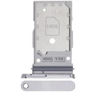 Dual SIM Card Tray Compatible with Galaxy S25 / S25 Plus in Silver Shadow