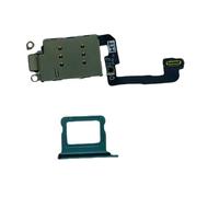 Dual Sim Reader and Sim Tray Compatible with iPhone 16 Plus Green