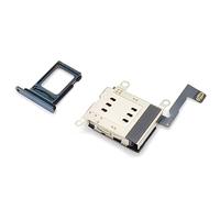 Dual Sim Tray Compatible with IP 12 Pro Max Blue Sim Card Reader - 2 Sim Card in 1 Phone